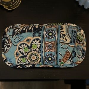 Vera Bradley Blue Floral Glasses Case